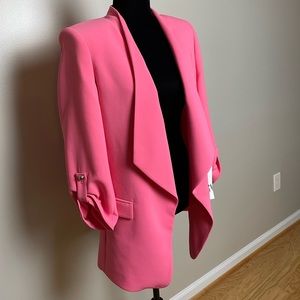 Zara pink open blazer NWT size small